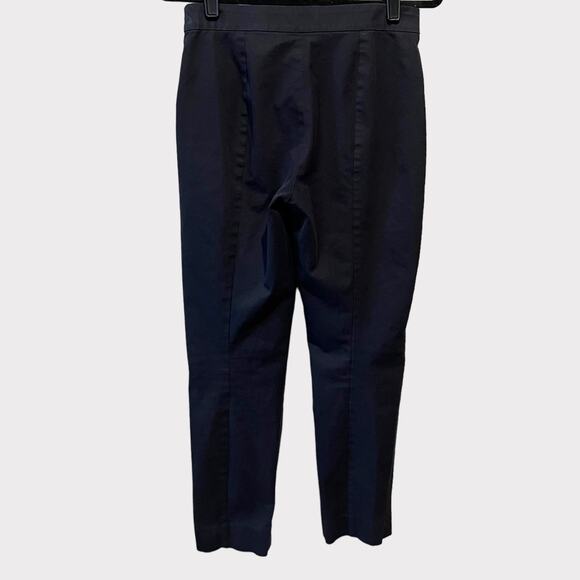 Everlane The Side-Zip Stretch Cotton Pant in Navy sz 6 - Picture 3 of 12